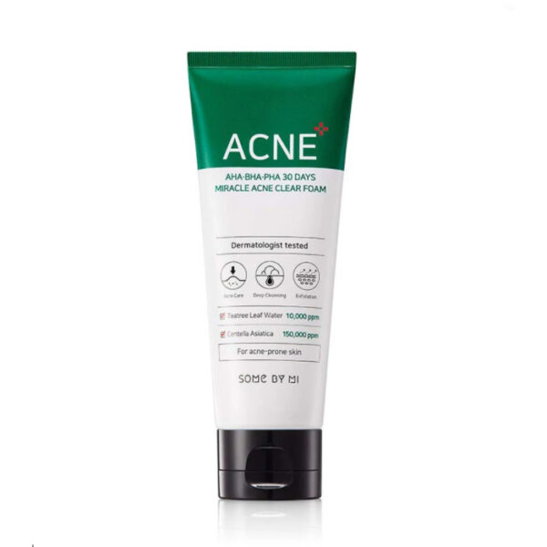Some by mi Aha,BHA,PHA 30 Days Miracle Acne Clear Foam - 100ml