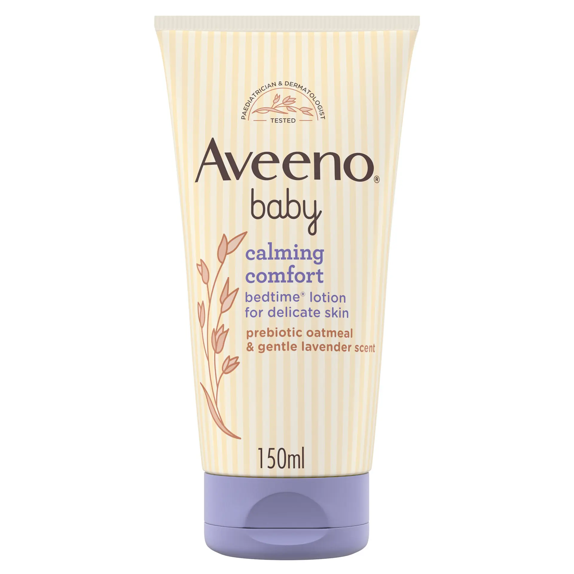 9014306-aveeno-baby-calming-comfort-lotion-150ml-pi-01-en-gb Aveeno Baby Calming Comfort Bedtime Lotion for Delicate Skin -150ml - Image 1